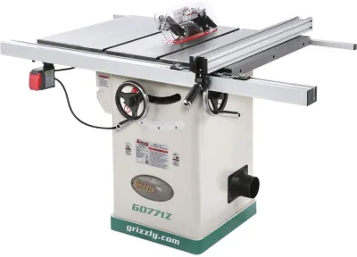 Grizzly Mesa de corte Industrial G0771Z - 10" 2 HP 120V Hybrid Table Saw with T-Shaped Fence