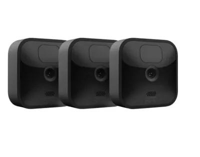 Blink Camaras de Seguridad 3ª Generación – Sistema de 3 cámaras de seguridad inalámbricas HD resistentes a la intemperie