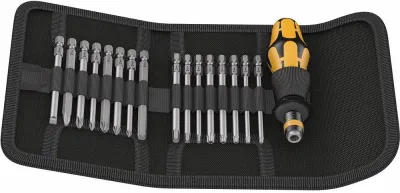 Wera Kraftform Kompakt 60 ESD Juego de Desarmador con Puntas 17 Piezas