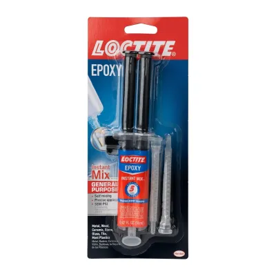 Loctite - Jeringa de mezcla instantánea Epoxy Five Minute de 0.47 onzas líquidas (1365868)