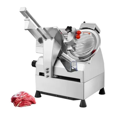 Vevor Rebanadora Industrial Carne 540w 127v Plateada Factura Plateado