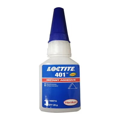 LoCTITE 401 Super Glue calcomanía instantáneo 20 G Metal hule Cerámica piel