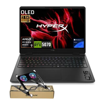 HP HyperX OMEN 16 AMD Ryzen 9 9955HX RTX 5070 OLED 2.5K Laptop para juegos