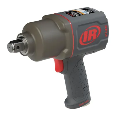 Ingersoll Rand 2146Q1MAX Llave de impacto neumática de 3/4", silenciosa, torsión de 2000 ft-lb, retenedor de orificio pasante de anillo de fricción