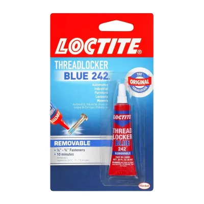 Traba Roscas Loctite Blue 242 Pegamento Para Tornillos Metálicos 50g