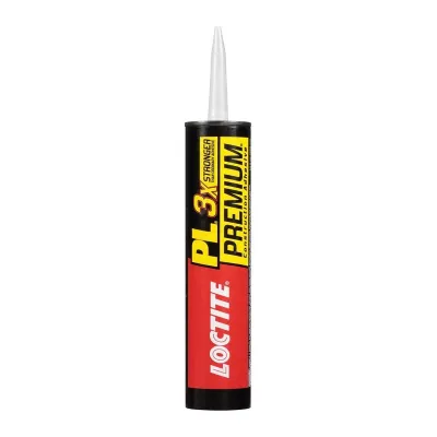 Loctite PL - calcomanía de construcción de poliuretano premium, pegamento versátil para madera, hormigón, piedra, metal y más, 10 onzas, cartucho, 1