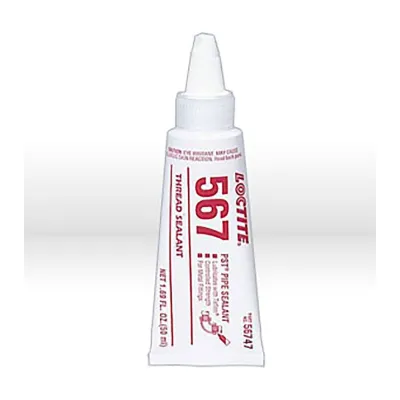 Loctite 56747 PST - Sellador de rosca de alta temperatura, 50 ml, para accesorios de acero inoxidable