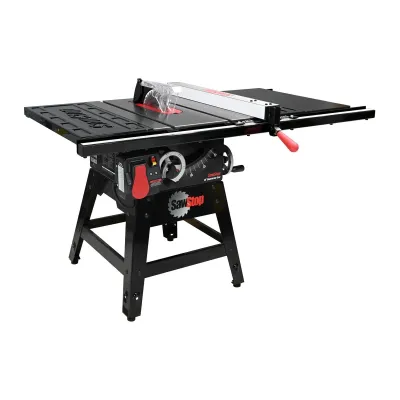 SAWSTOP - Sierra contratista de 1.75 HP con montaje de valla premium de 30 pulgadas