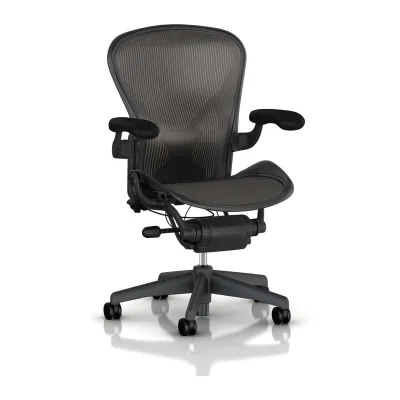 Silla de escritorio Herman Miller Aeron ergonómica mineral