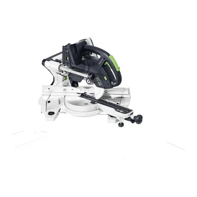 Festool KAPEX KSC 60 EB-Basic - Sierra inglete compuesta deslizante inalámbrica con juego de energía de 18 V, 2 baterías de 8 Ah y cargador SCA16