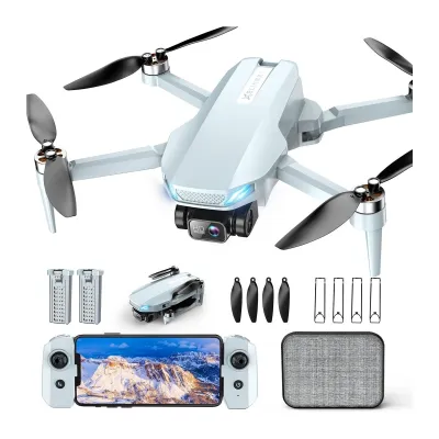 Drone 2K con cámara para adultos y principiantes, mini drone con 2 baterías