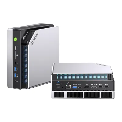 GMKtec EVO-X2 AI Mini PC AMD Ryzen Al Max+ 395 Mini computadoras para juegos, 128 GB LPDDR5X 8000 MHz 2 TB PCIe 4.0 SSD, visualización triple 8K, WiFi