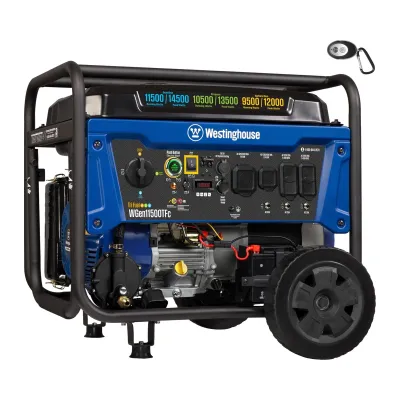 Westinghouse - Equipo de energía para exteriores de 14500 vatios máximo, generador portátil de respaldo para el hogar, arranque eléctrico remoto