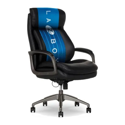 La-Z-Boy Nova - Silla de Oficina ejecutiva, tecnología patentada de Soporte ergonómico Air, Comodidad y Soporte de Alta Calidad, Piel sintético Vegano