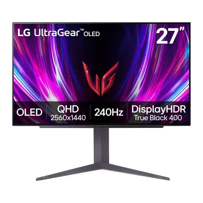 Monitor Gamer OLED de 27" LG Ultragear Qhd 240 Hz 0.03ms HDR 400 Nvidia Gsync AMD FreeSync